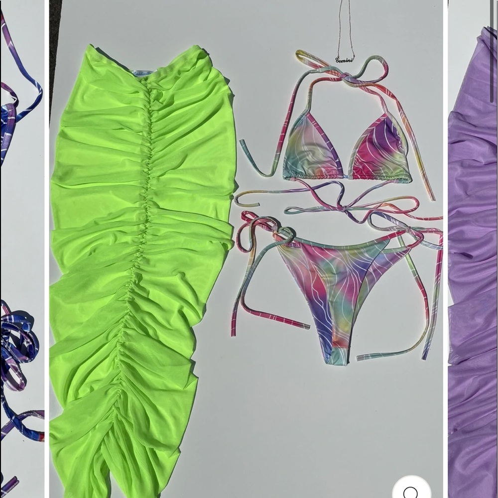 Jazzy bikini / cover skirt